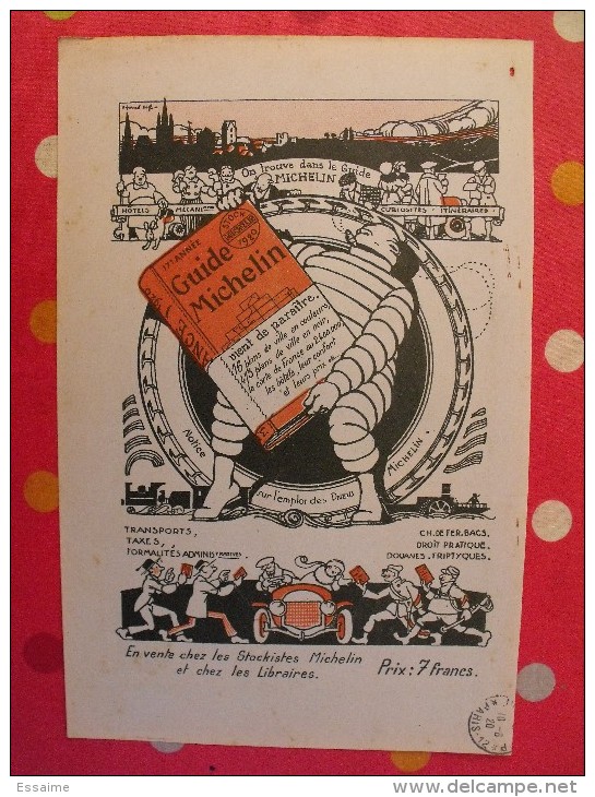 6 Publicités Michelin. Pneu, Bonhomme, Carte, Guide. Sorties De Revues 1910-1920 - Advertising