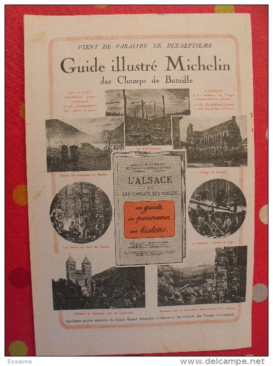 6 Publicités Michelin. Pneu, Bonhomme, Carte, Guide. Sorties De Revues 1910-1920 - Publicidad