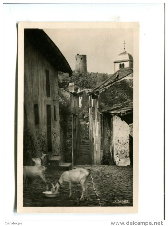 CP - SIERCK LES BAINS (56) RUE SAINT CHRISTOPHE ET TOUR DES SORCIERES - Autres & Non Classés