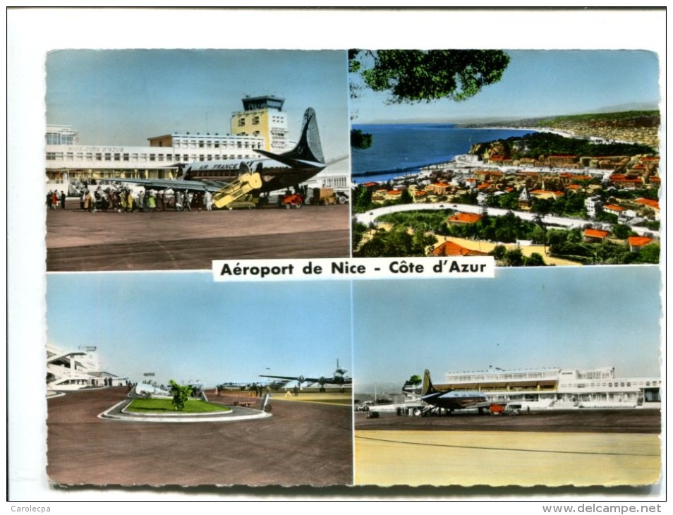 CP - NICE (06) AEROPORT DE NICE COTE D AZUR - Transport Aérien - Aéroport