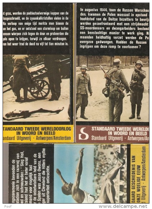 3 Boeken Over Wereldoorlog 2 : Warschau Opstand -- Genocide 1939-1945 - Olympiade 1936 - Guerra 1939-45