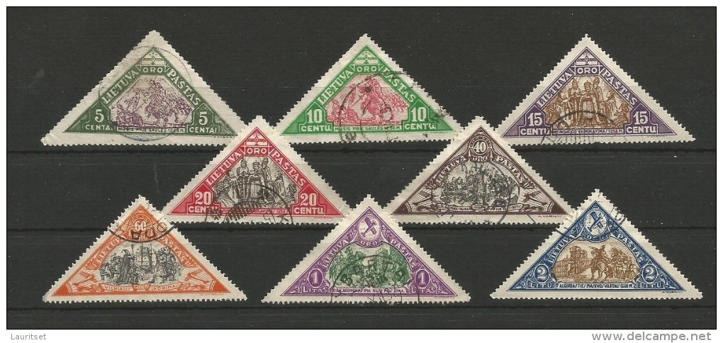 LITAUEN Lithuania 1932 Michel 340 - 347 A O - Lithuania