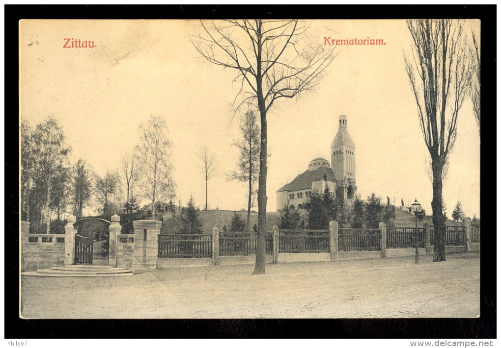 Zittau Krematorium / Postcard Circulated - Zittau