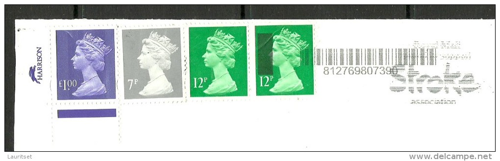 GREAT BRITAIN 2015 Cover To Estonia Queen Elizabeth - Covers & Documents