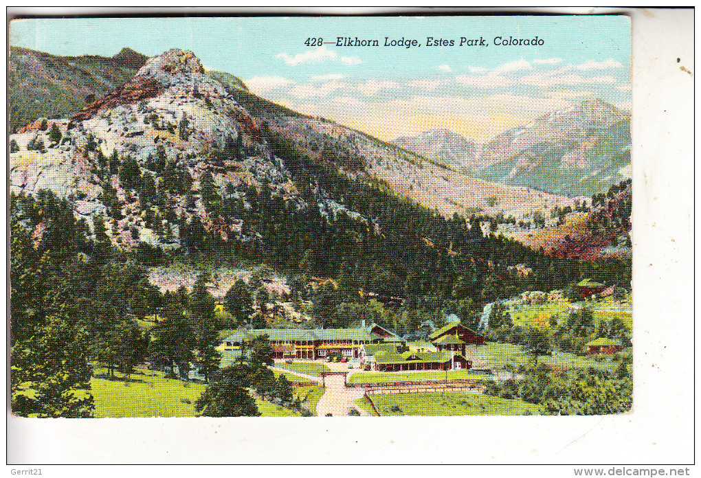 USA - COLORADO - Estes Park, Elkhorn Lodge - Rocky Mountains