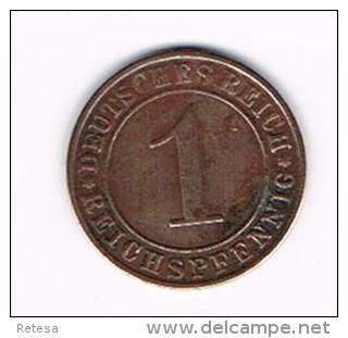 *** WEIMAR REPUBLIC  1 REICHSPFENNIG  1924 J - 1 Rentenpfennig & 1 Reichspfennig