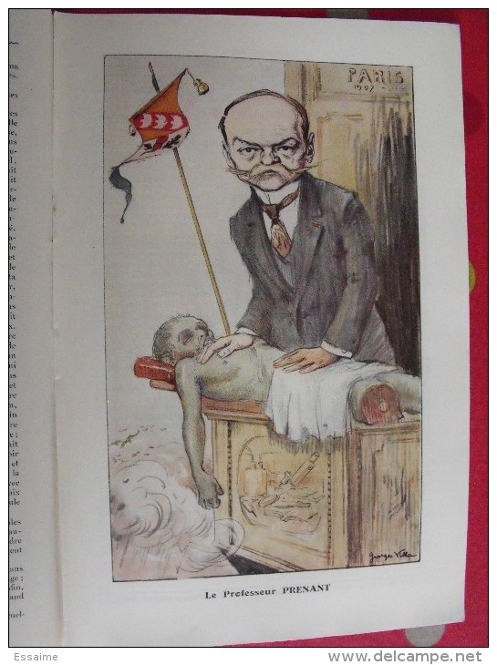 Chanteclair  N° 124. 1913. Caricature Professeur Prenant. Carnine Lefrancq. Publicité. - 1900 - 1949