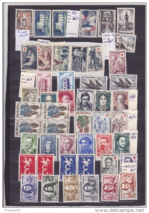 FRANCE  TIMBRES NEUFS  MNH** - Sammlungen