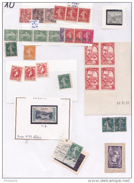 FRANCE  TIMBRES NEUFS  ET OBLITERES - Collections