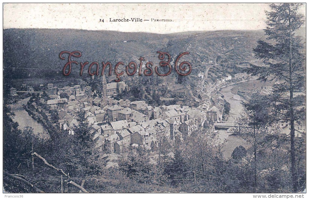 Laroche Ville - Panorama - 2 SCANS - Autres & Non Classés