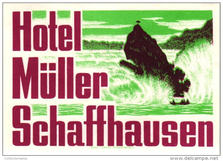 17 HOTEL Labels DEUTSCHLAND GERMANY ALLEMAGNE KOLN Bad Kissingen Assmannshausen Schliersee Villach Jena Meersburg