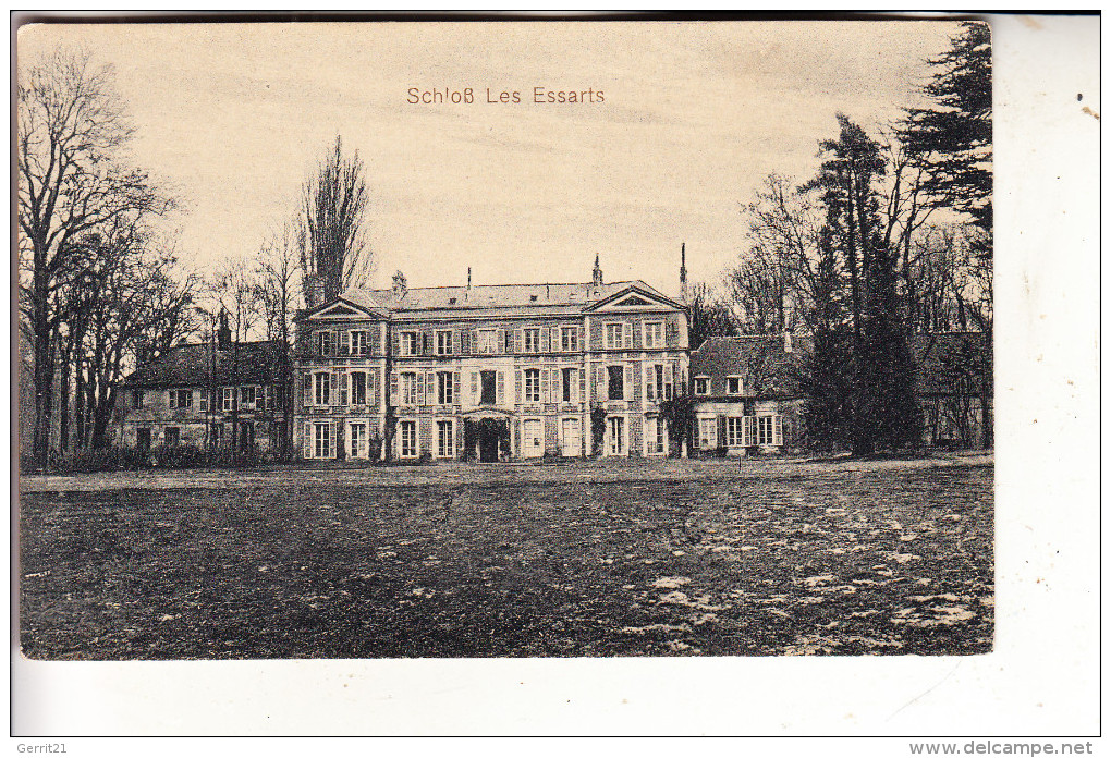 F 85140 LES ESSARTS, Chateau, Deutsche Feldpostkarte - Les Essarts