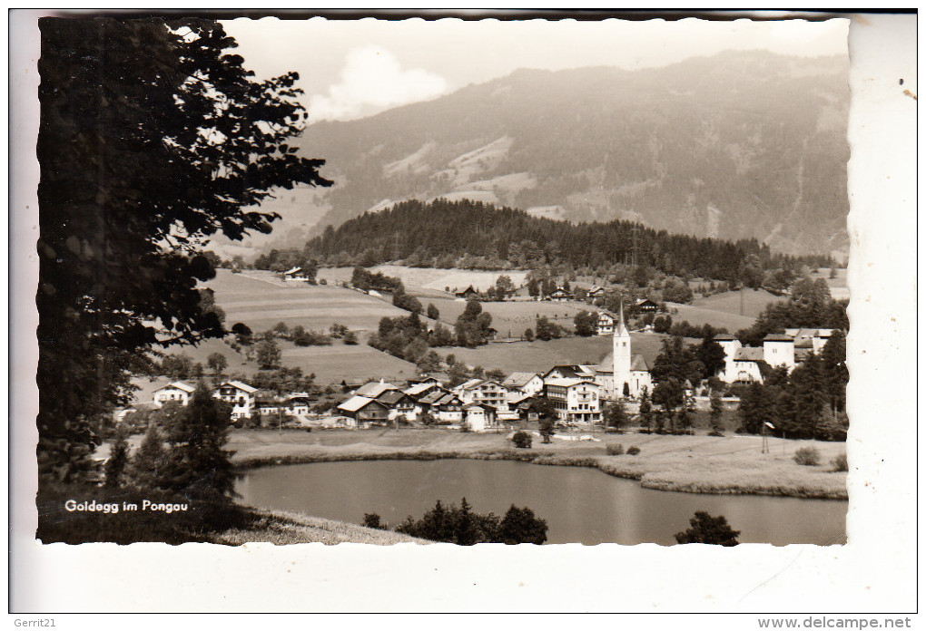 A 5622 GOLDEGG, Ortsansicht, 1964 - Goldegg