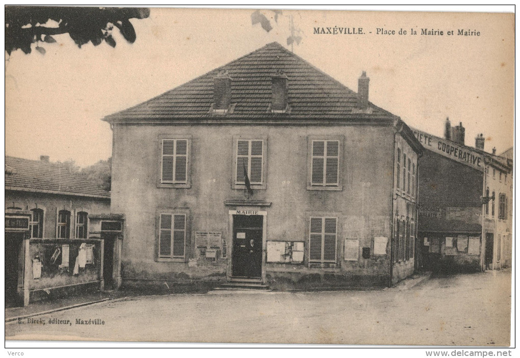 Carte Postale Ancienne De MAXEVILLE - Maxeville