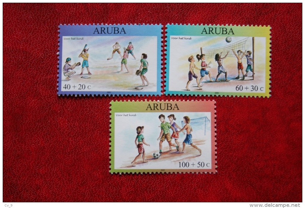 Kinderzegels Child Welfare Kinder Enfants NVPH 310-312 2003 MNH / POSTFRIS   ARUBA - Curaçao, Antilles Neérlandaises, Aruba