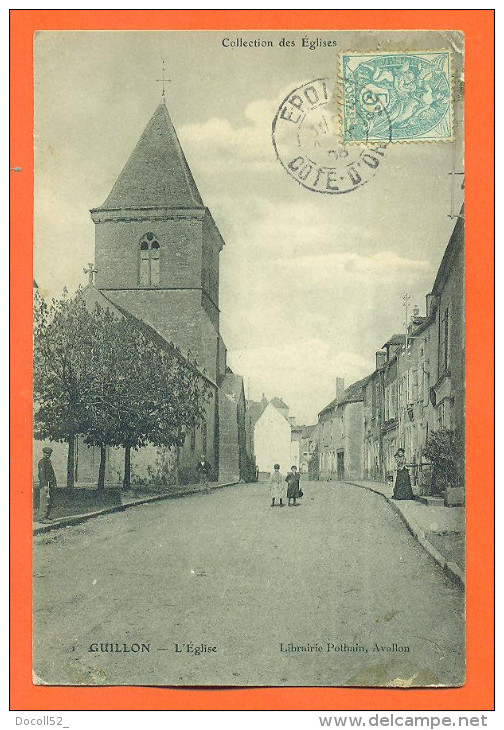 Dpt  89  Guillon  "  L'eglise  " - Guillon