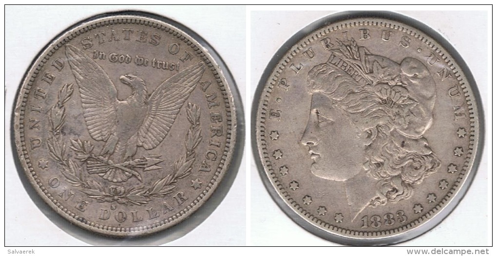 EE.UU. USA DOLLAR MORGAN S 1883 PLATA SILVER T - 1878-1921: Morgan