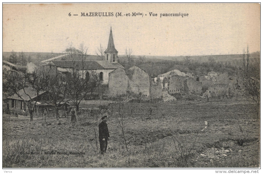 Carte Postale Ancienne De MAZERULLES - Maxeville