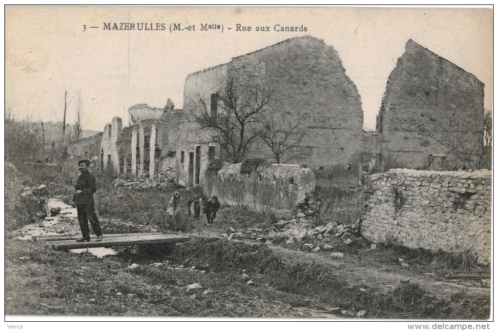 Carte Postale Ancienne De MAZERULLES - Maxeville