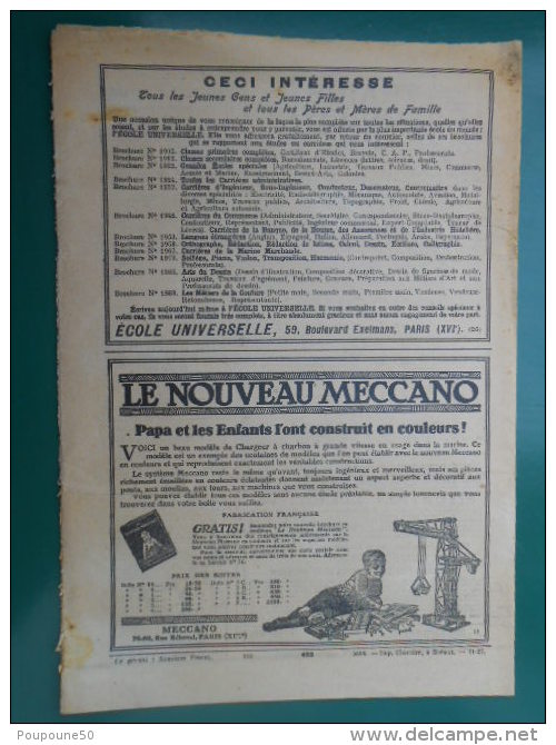 Journal SYSTEME D  Hebdomadaire  Illustré Du Débrouillard  N: 183   Dimanche 18 Décembre En 1927 - Autres & Non Classés