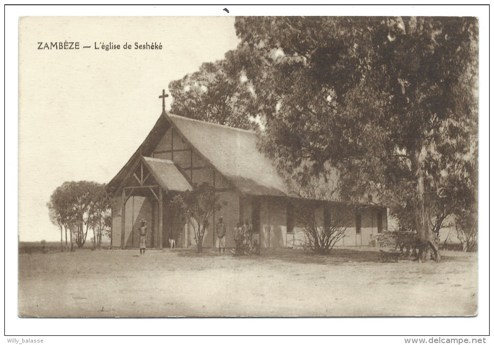 CPA - Afrique - ZAMBEZE - L'Eglise De SESHEKE   // - Mozambique