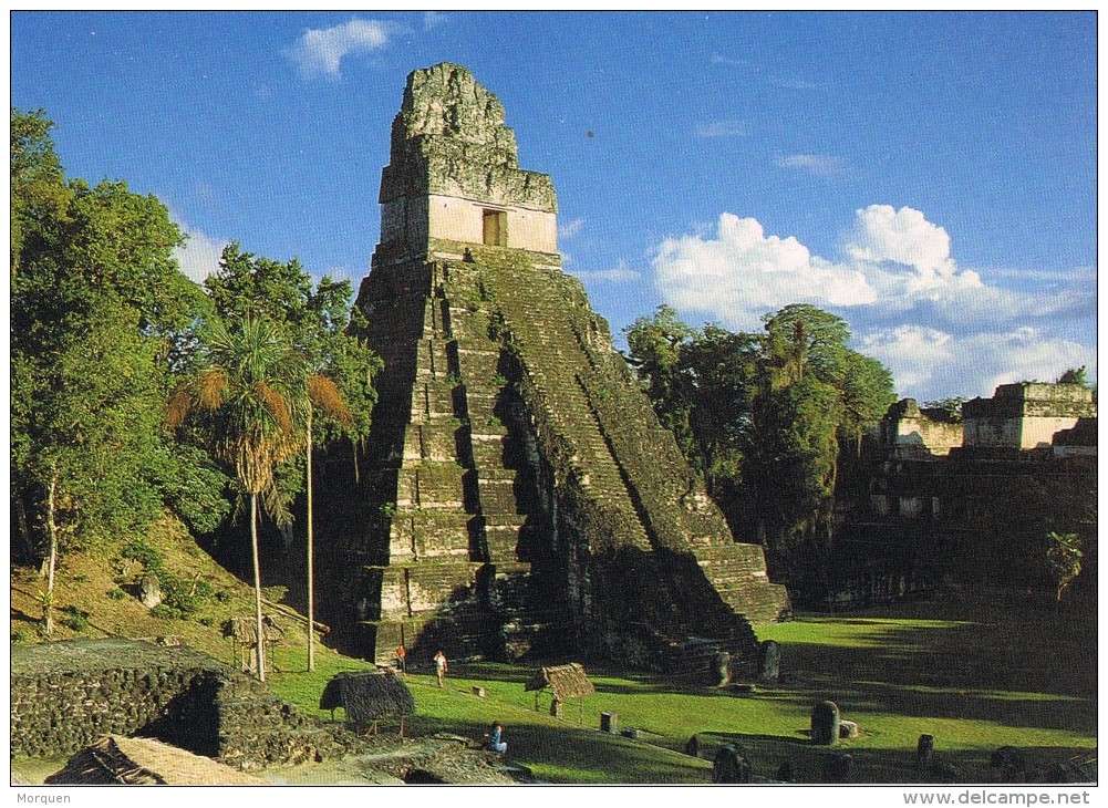 15239. Postal PETEM , TIKAL (Guatemala). Piramide - Guatemala