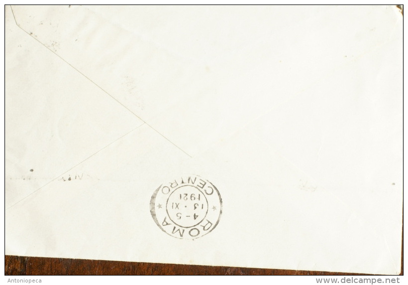 ITALIA REGNO 1908 VEIII CENT40   SU LETTERA   VIAGGIATA - Storia Postale