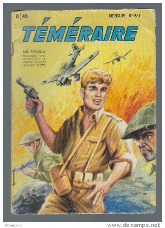 Téméraire N°59 Tomic Dans Offensive Allemande De 1963 - Bob Morane