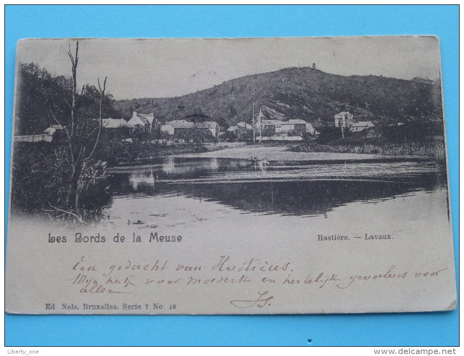 Les Bords De La Meuse Hastière-Lavaux ( Serie 7 N° 19 ) Anno 1902 ( Zie Foto Voor Details ) !! - Hastière