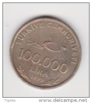 TURCHIA  100000 LIRA ANNO 1999 - Turquia