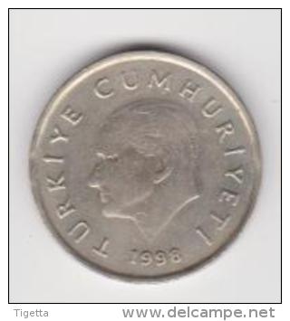 TURCHIA  50 BIN LIRA ANNO 1998 - Turkey