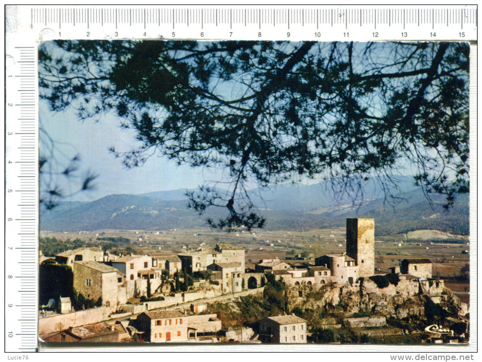 LES  ARCS   -  Var   -   Vue Générale, Au  Loin Le Massif Des  Maures - Les Arcs