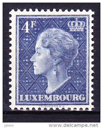 LUXEMBOURG 1948-53 YT N° 422 ** - 1948-58 Charlotte De Profil à Gauche