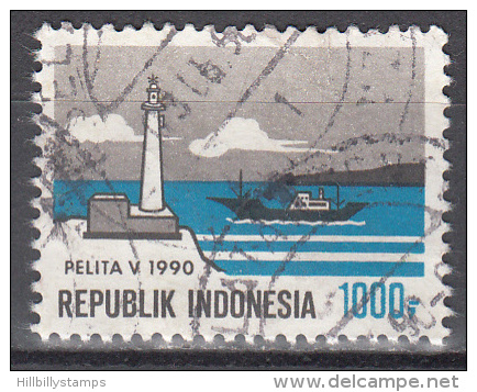 Indonesia     Scott No.  1428    Used    Year 1990 - Indonesië