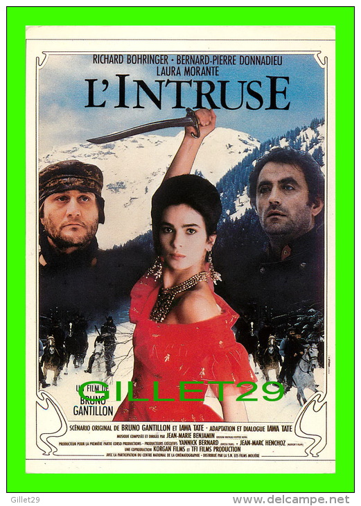 AFFICHES DE FILM "L'INTRUSE" DE BRUNO GANTILLON, RICHARD BOHRINGER - No E 317, ÉDITIONS, F. NUGERON - Affiches Sur Carte