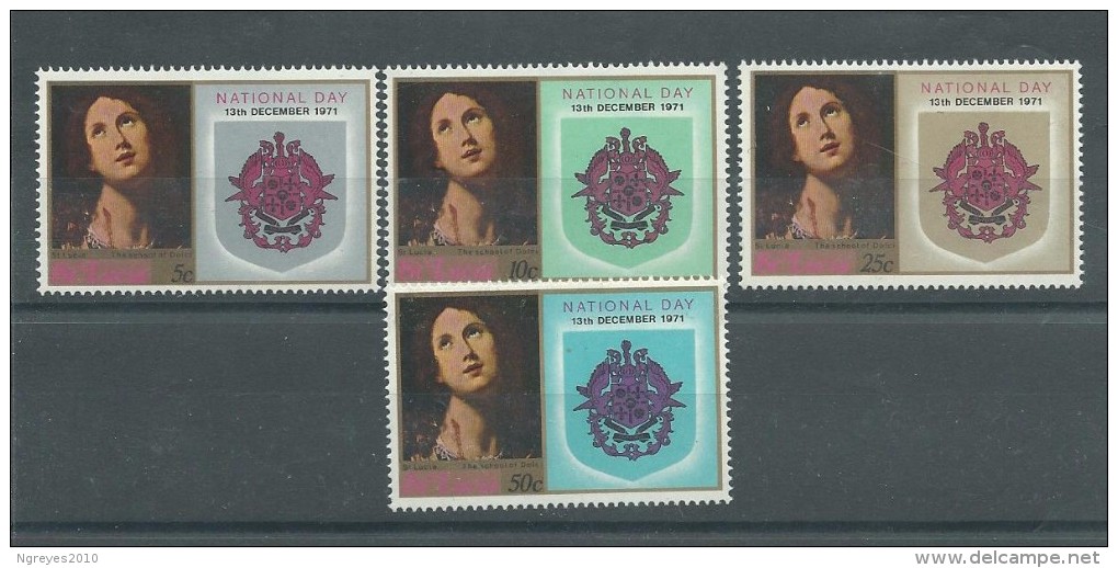 150023964  ST  LUCIA  YVERT   Nº   306/9  **/MNH - Ste Lucie (...-1978)