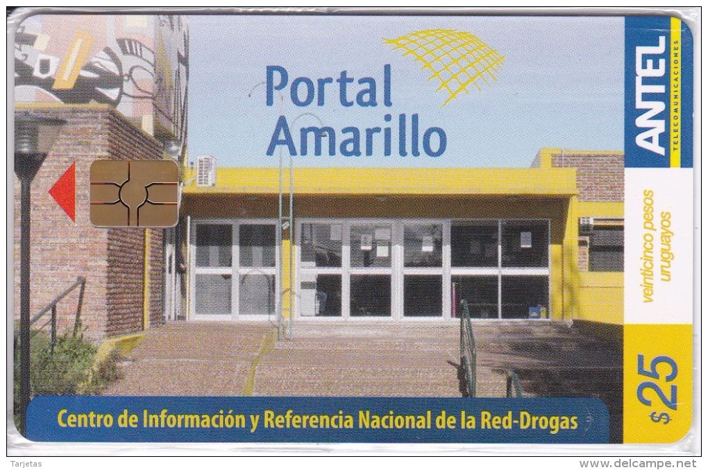 Nº 513 TARJETA DE URUGUAY DE PORTAL AMARILLO (ANTEL) NUEVA-MINT - Uruguay