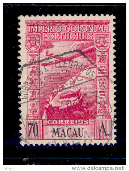 ! ! Macau - 1938 Air Mail 70 A - Af. CA 14 - Used - Poste Aérienne