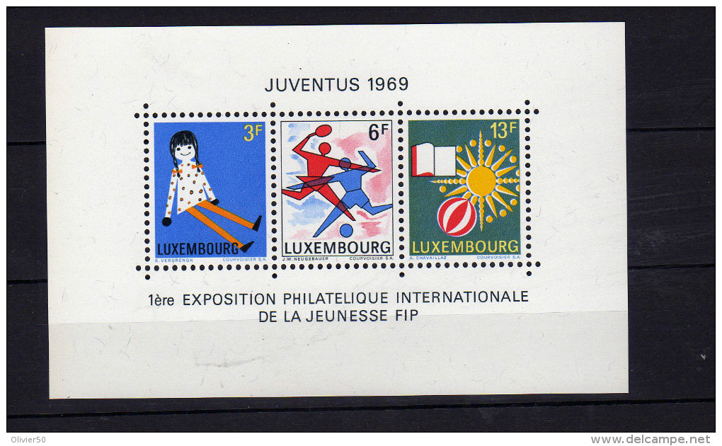 Luxembourg (1969) - BF  "Juventus" Neuf** - Blocs & Feuillets