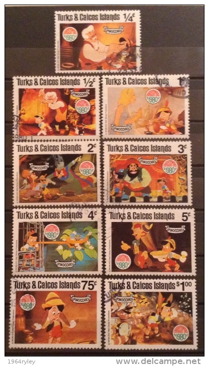 Turks & Caicos   - Used (o) 1980   - Sc # 442/450 - Turcas Y Caicos