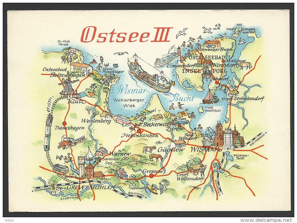 Germany, Ostsee III, 1975. - Wismar