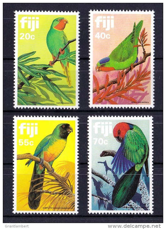 Fiji 1983 Parrots Set Of 4 MNH - Fiji (1970-...)