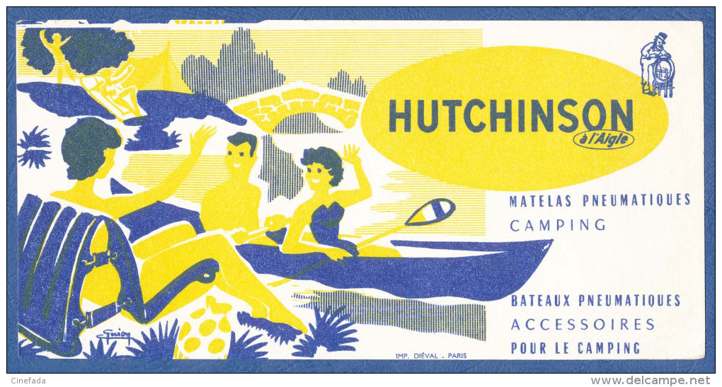 A L'AIGLE, Hutchinson Camping, Matelas Et Bateaux Pneumatiques. - A