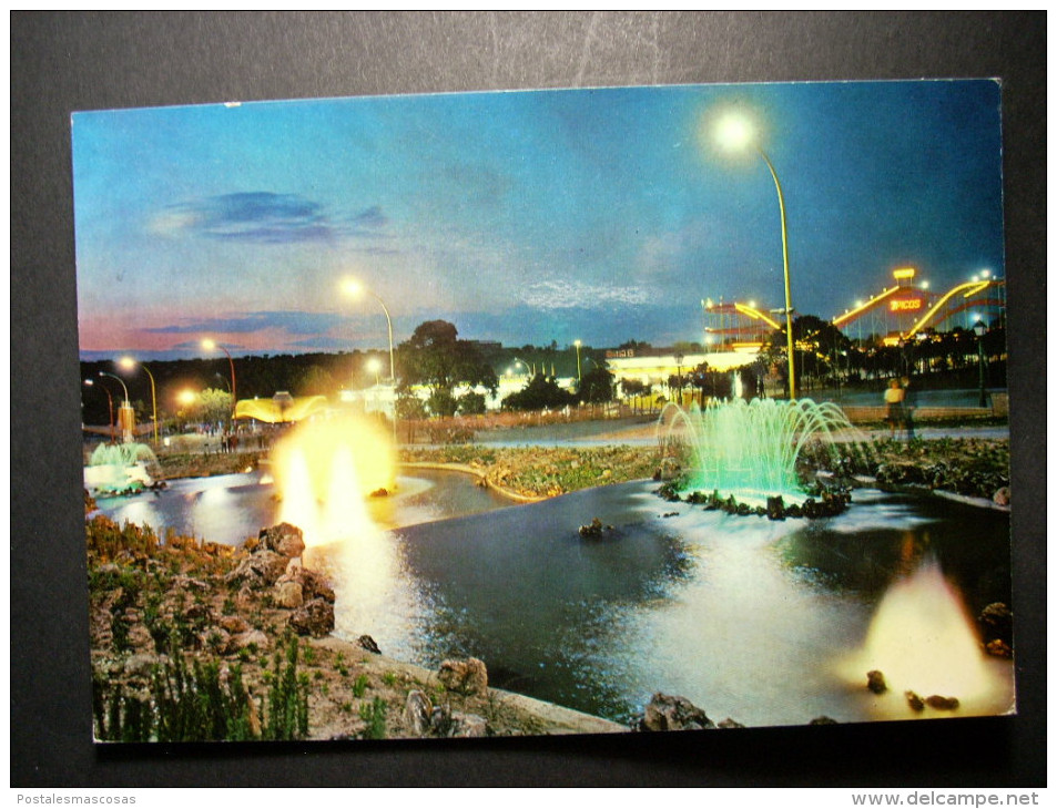 2247 ESPAÑA SPAIN MADRID PARQUE DE ATRACCIONES CASA DE CAMPO POSTCARD POSTAL AÑOS 60/70 ESCRITA - TENGO MAS POSTALES - Madrid