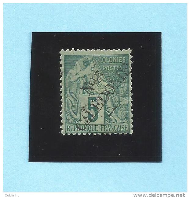 NOUVELLE CALEDONIE (New Caledonia) - YT 24* (mh) - Type 2 - 1892 - Nuovi