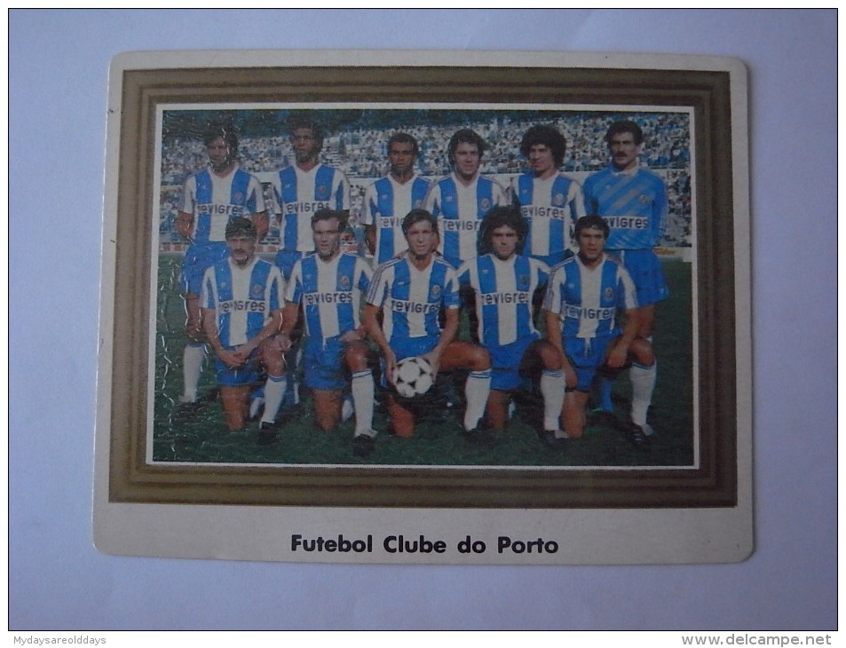 1 CHROMO CROMO PICTURE CARD - SOCCER FUTEBOL !!! PORTUGAL FCP FUTEBOL CLUBE PORTO (2 SCANS) - Sport