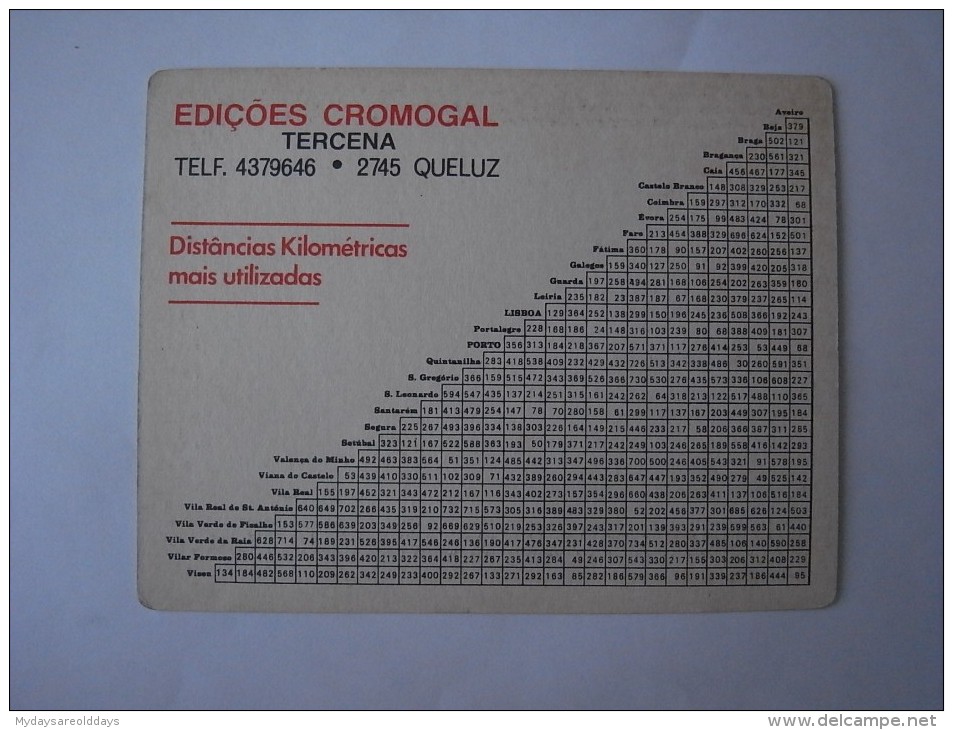 1 CHROMO CROMO PICTURE CARD - SOCCER FUTEBOL !!! PORTUGAL ACADÉMICA COIMBRA (2 SCANS) - Deportes