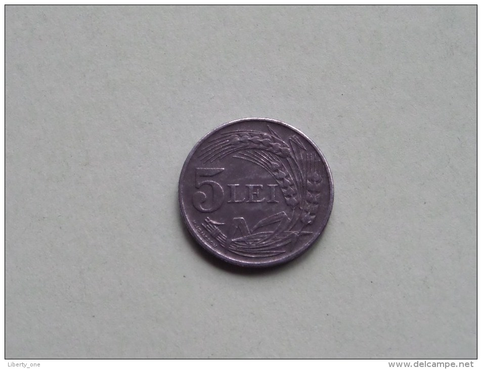 1942 - 5 LEI / KM 61 ( Uncleaned Coin / For Grade, Please See Photo ) !! - Roumanie