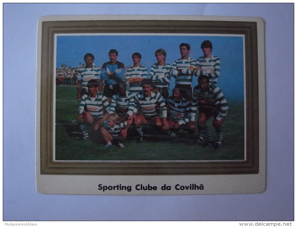 1 CHROMO CROMO PICTURE CARD - SOCCER FUTEBOL !!! PORTUGAL COVILHÃ (2 SCANS) - Sport