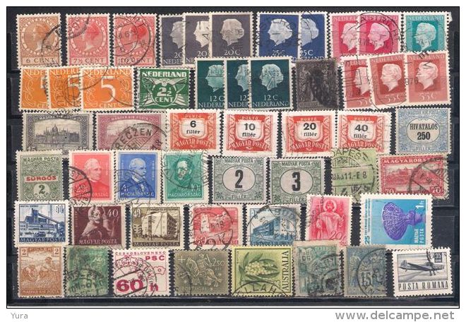 Lot 150 World 8 Scans  394 Different Mainly Small Size - Mezclas (max 999 Sellos)